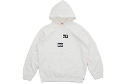 supreme cdg shirt split box logo hoodie