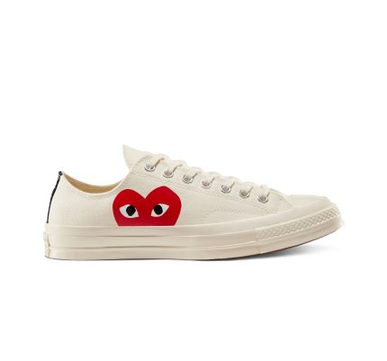 Comme Des Garcons Play x Converse Chuck 70 Low White