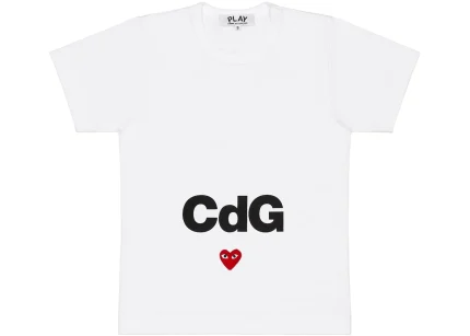 Comme Des Garcons CDG Play T-Shirt White