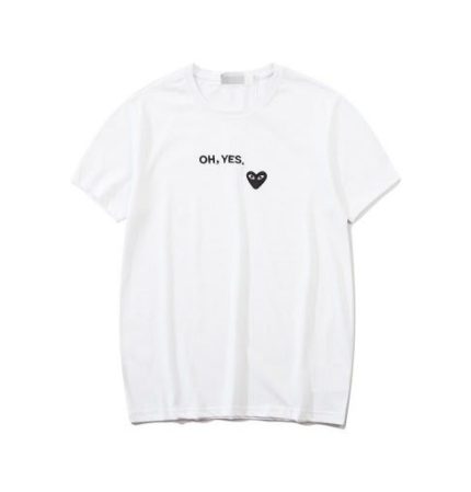Comme Des Garcons Oh Yes White Tee